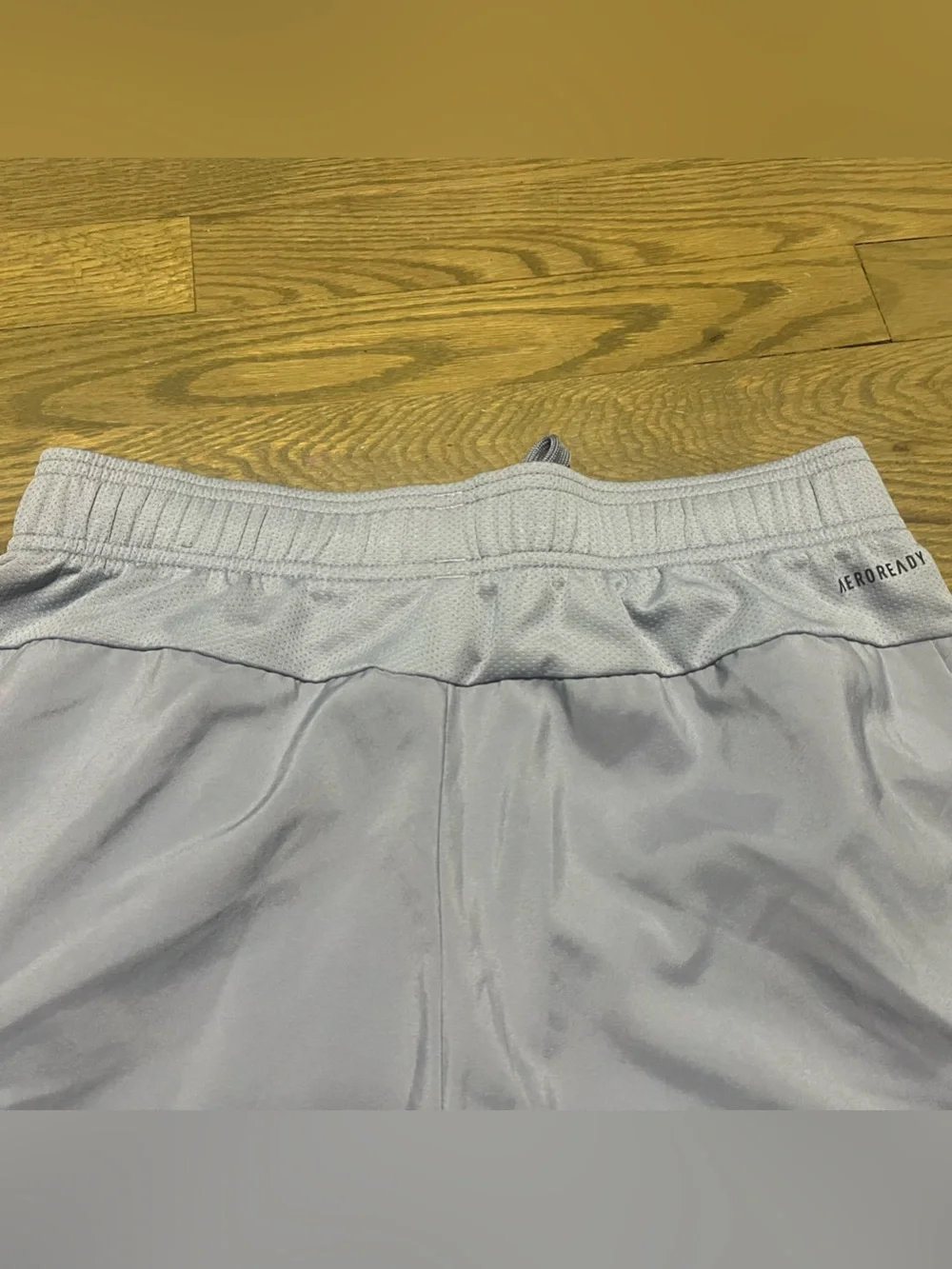 Adidas Essentials Training Shorts Size S 9in Silver Violet Unlined New w Tags